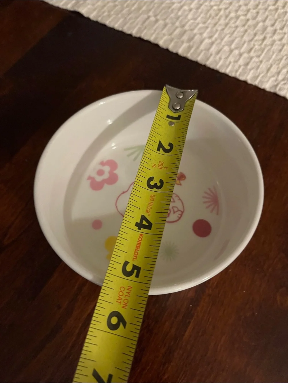 Peanuts Ceramic Pet Bowl with Snoopy and Multicolor Polka Dots